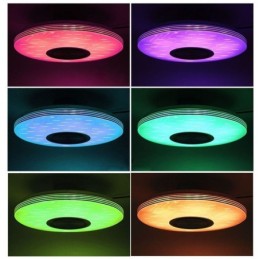 Zapustené stropné svietidlo Dekoratívne svietidlo Diaľkové ovládanie APP Bluetooth Music Speaker Lampa
