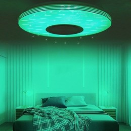 Zapustené stropné svietidlo Dekoratívne svietidlo Diaľkové ovládanie APP Bluetooth Music Speaker Lampa