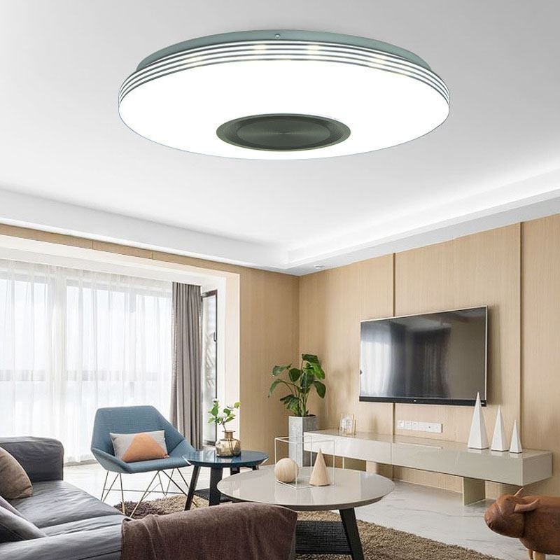 Zapustené stropné svietidlo Dekoratívne svietidlo Diaľkové ovládanie APP Bluetooth Music Speaker Lampa