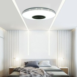 Zapustené stropné svietidlo Dekoratívne svietidlo Diaľkové ovládanie APP Bluetooth Music Speaker Lampa