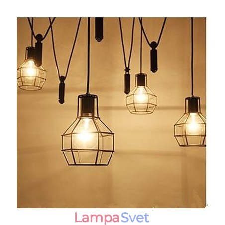 Jedáleň Luster na sedenie Americké vidiecke lampy a lucerny Zdvihnite drobné klietky Droplight Jedáleň Luster na sedenie Americké vidiecke lampy a lucerny Zdvihnite drobné klietky Droplight