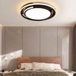 Moderné minimalistické zapustené stropné svietidlo s kruhovým stropom