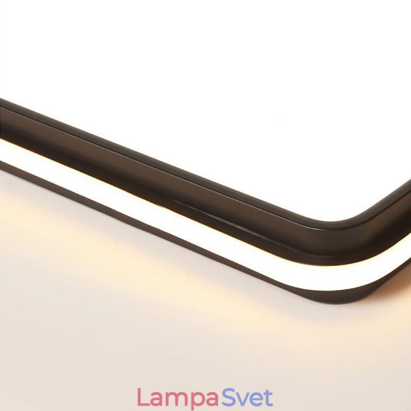 Minimalistické štvorcové stropné svietidlo so zapustenou montážou Moderné akrylové osvetlenie