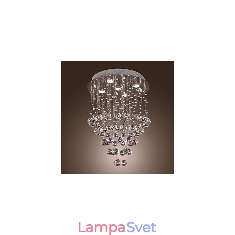 Krištáľový luster s 5 svetelným dizajnom (K9 Crystal)
