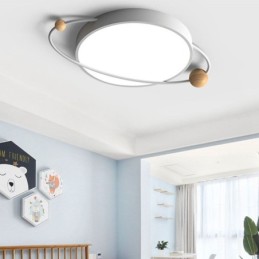 Moderné okrúhle stropné svietidlo Planet Flush Mount