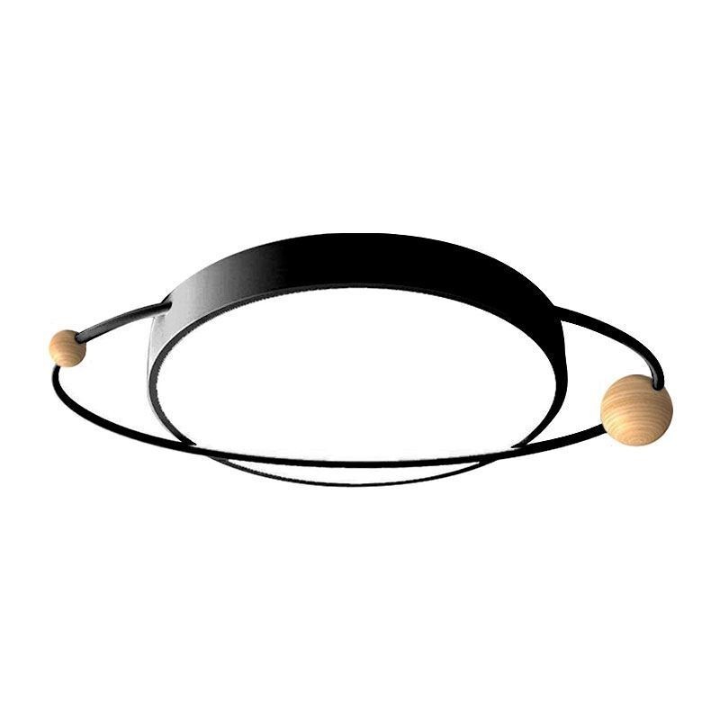 Moderné okrúhle stropné svietidlo Planet Flush Mount