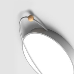 Moderné okrúhle stropné svietidlo Planet Flush Mount