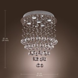 Krištáľový luster s 5 svetelným dizajnom (K9 Crystal)