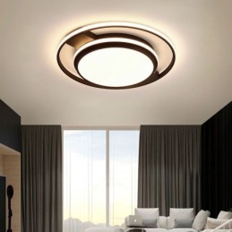 Moderné minimalistické okrúhle stropné svietidlo pod omietku
