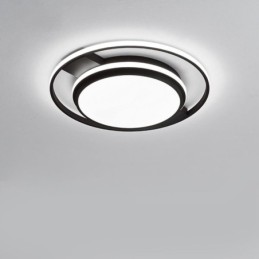 Moderné minimalistické okrúhle stropné svietidlo pod omietku