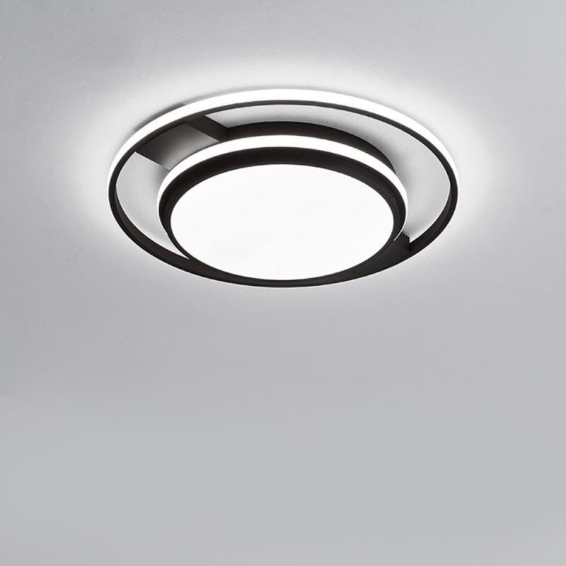 Moderné minimalistické okrúhle stropné svietidlo pod omietku