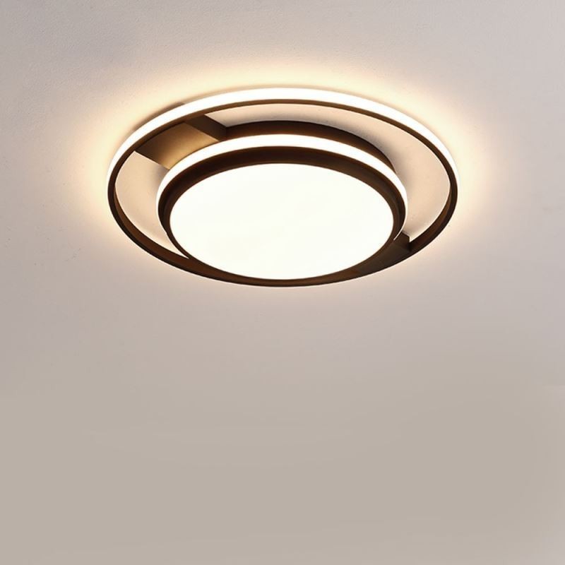 Moderné minimalistické okrúhle stropné svietidlo pod omietku