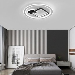 Moderné minimalistické stropné svietidlo okrúhle a štvorcové zapustené svietidlo