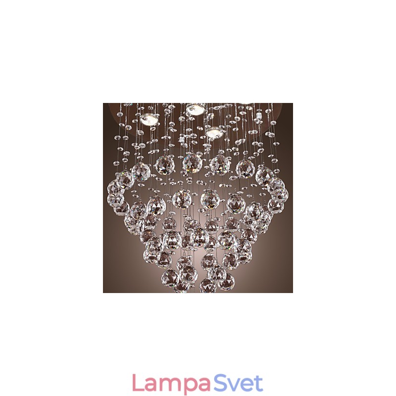 Krištáľový luster s 5 svetelným dizajnom (K9 Crystal)
