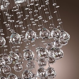 Krištáľový luster s 5 svetelným dizajnom (K9 Crystal)