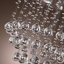 Krištáľový luster s 5 svetelným dizajnom (K9 Crystal)