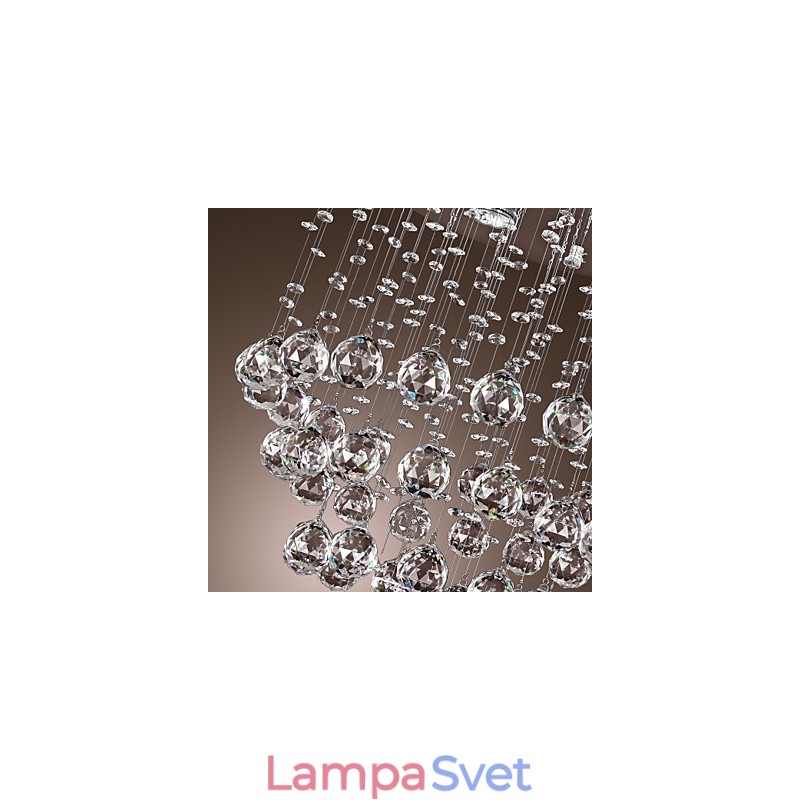 Krištáľový luster s 5 svetelným dizajnom (K9 Crystal)