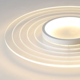 Moderné kruhové zapustené stropné svietidlo Minimalistické svietidlo