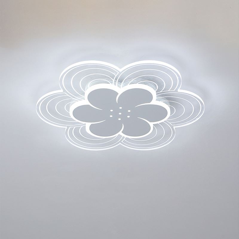 Nádherné zapustené stropné svietidlo Petal Minimalistické akrylové svietidlo