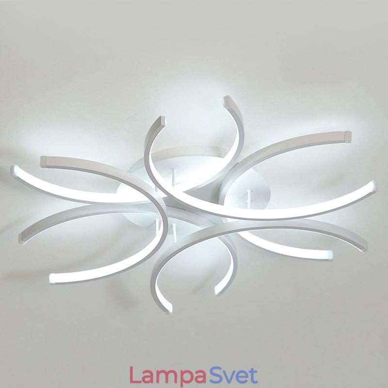 Moderné stropné svietidlo na zapustenú montáž so silikagélom