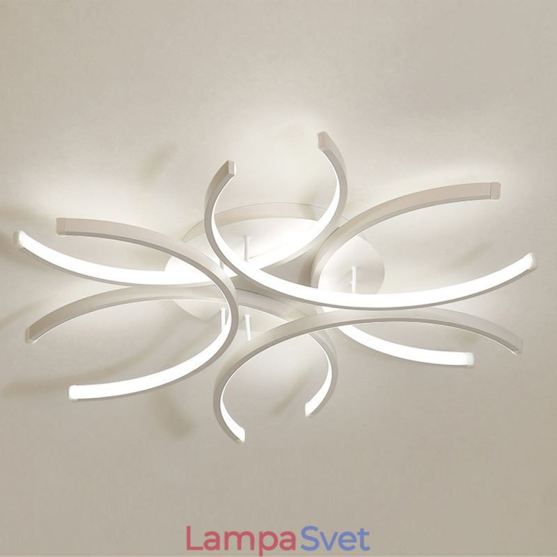 Moderné stropné svietidlo na zapustenú montáž so silikagélom