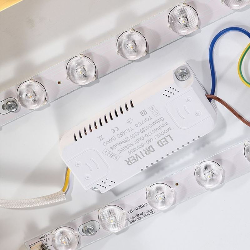 Okrúhle zapustené moderné zlaté akrylové stropné svietidlo