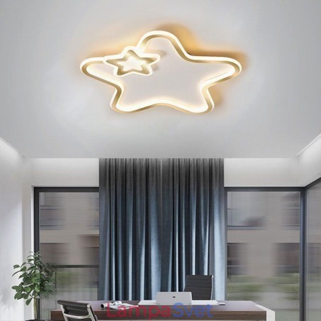 Creative Star Flush Mount Golden Star stropné svietidlo Creative Star Flush Mount Golden Star stropné svietidlo