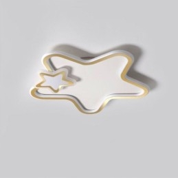 Creative Star Flush Mount Golden Star stropné svietidlo