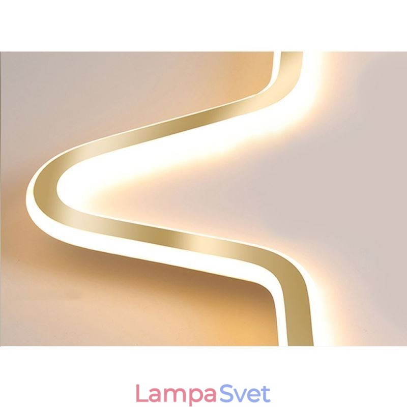 Creative Star Flush Mount Golden Star stropné svietidlo