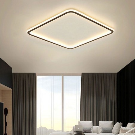 Moderné minimalistické zapustené ultratenké stropné svietidlo so zapustenou montážou Moderné minimalistické zapustené ultratenké stropné svietidlo so zapustenou montážou