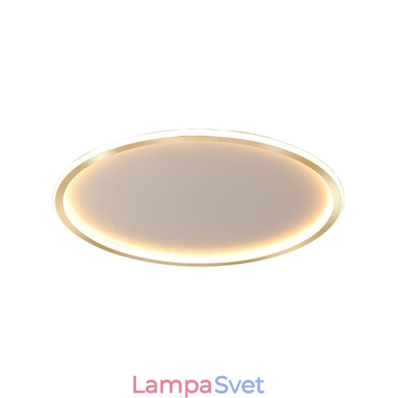 Zapustené minimalistické kruhové stropné svietidlo