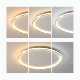 Zapustené minimalistické kruhové stropné svietidlo