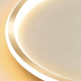 Zapustené minimalistické kruhové stropné svietidlo