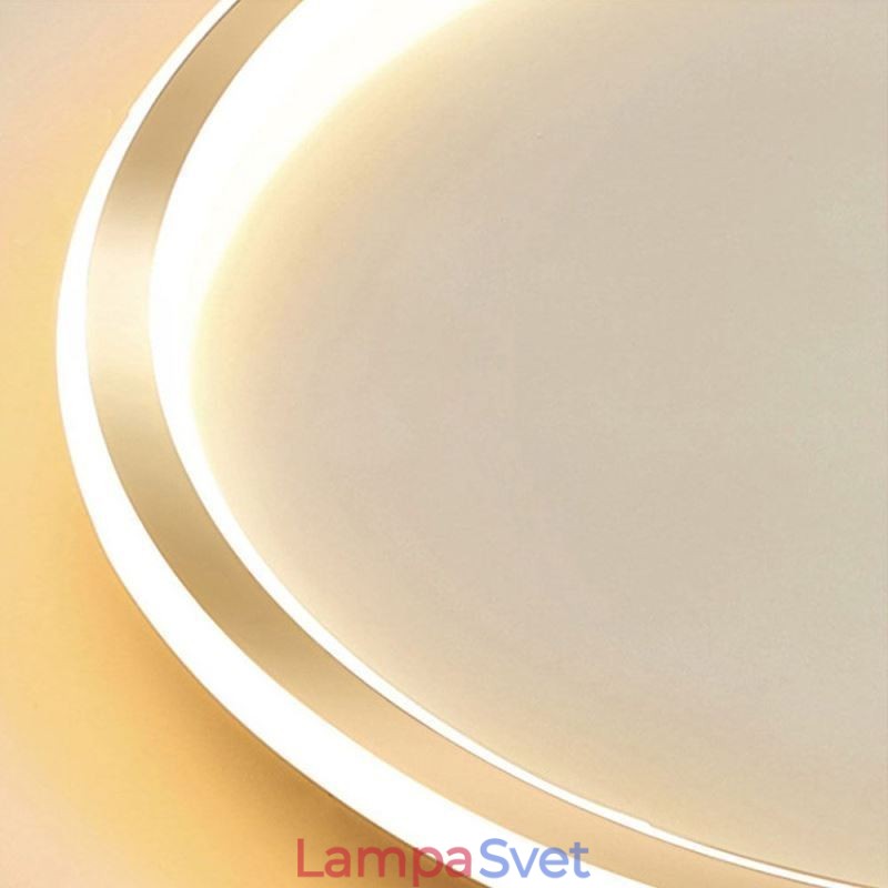 Zapustené minimalistické kruhové stropné svietidlo