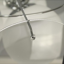 ponuky Milan Simple Fashion Style Luster Light Smoke Grey Glass Luster