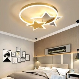 Stropné svietidlo Star Flush Mount Akrylátové svietidlo Double Stars