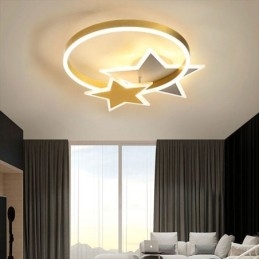 Stropné svietidlo Star Flush Mount Akrylátové svietidlo Double Stars