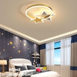 Stropné svietidlo Star Flush Mount Akrylátové svietidlo Double Stars