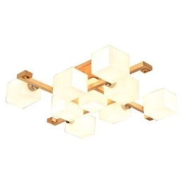 Nordic Flush Mount stropné svietidlo Kreatívne teplé svietidlo z masívneho dreva