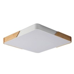 Jednoduché zapustené stropné svietidlo s dreveným rámom Super tenký dizajn lampy Ding Light