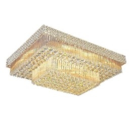Európsky krištáľový luster Flush Mount Square
