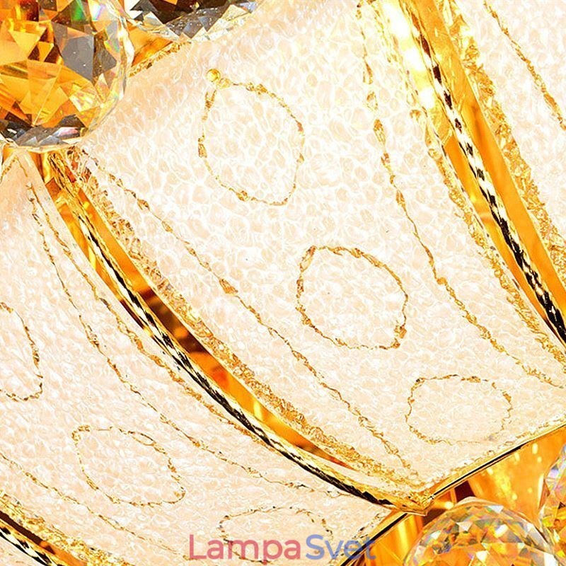 Súčasné jednoduché okrúhle krištáľové stropné svietidlo pod omietku