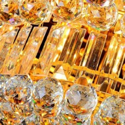 Zapustené krištáľové stropné svietidlo Európske okrúhle osvetlenie