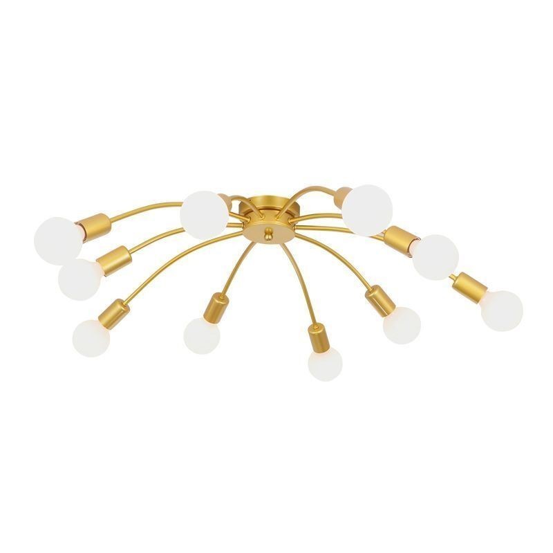 Stropná lampa Spider Antique Classic Zapustená jedálenská lampa 8 10 ramien
