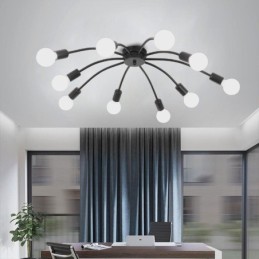 Stropná lampa Spider Antique Classic Zapustená jedálenská lampa 8 10 ramien