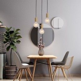 Kreatívne minimalistické svietidlo Nordic Mosadz 3 závesné svietidlo Light Island