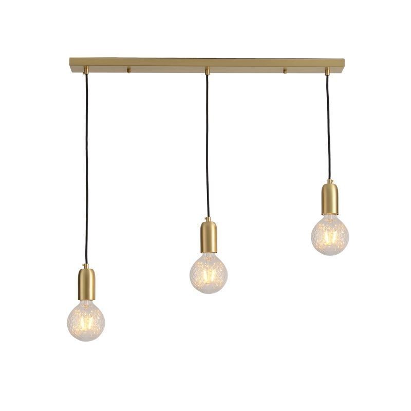 Kreatívne minimalistické svietidlo Nordic Mosadz 3 závesné svietidlo Light Island