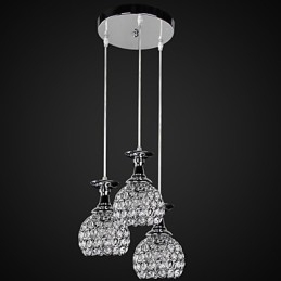Krištáľový luster Modern Contemporary Metal