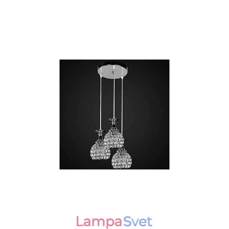 Krištáľový luster Modern Contemporary Metal