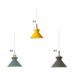 Nordic Macaron Island 3 Light Závesné osvetlenie Jednoduché Iron Arti Three Lights